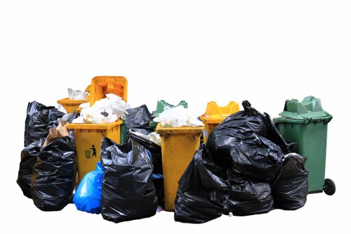 Enclosed and lockable skip for secure waste management in Ealing
